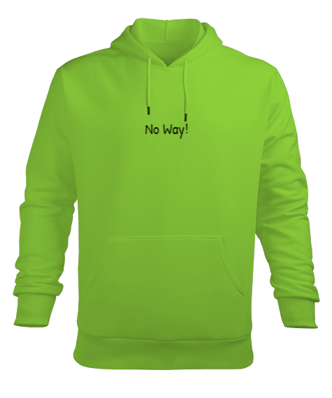 Tisho - No Way Erkek Kapüşonlu Hoodie Sweatshirt