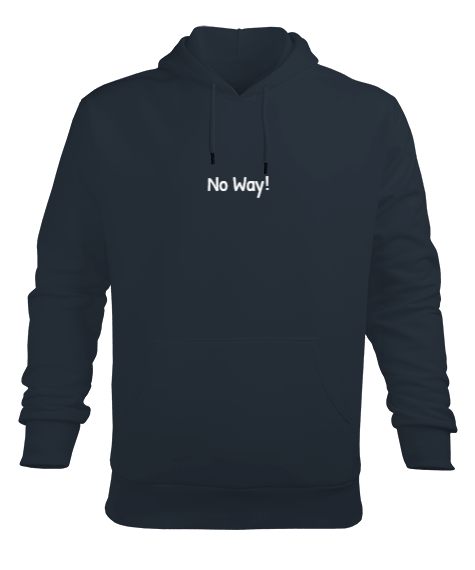 Tisho - No Way Erkek Kapüşonlu Hoodie Sweatshirt