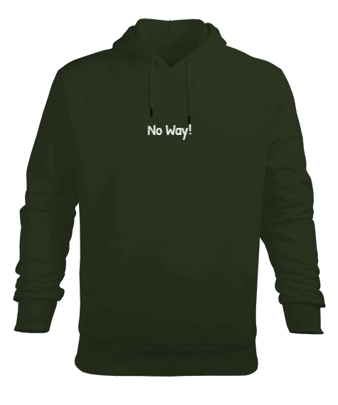 Tisho - No Way Erkek Kapüşonlu Hoodie Sweatshirt