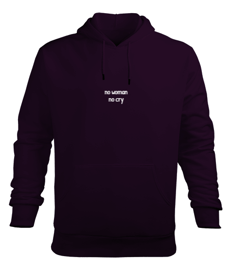 Tisho - No Woman No Cry Erkek Kapüşonlu Hoodie Sweatshirt