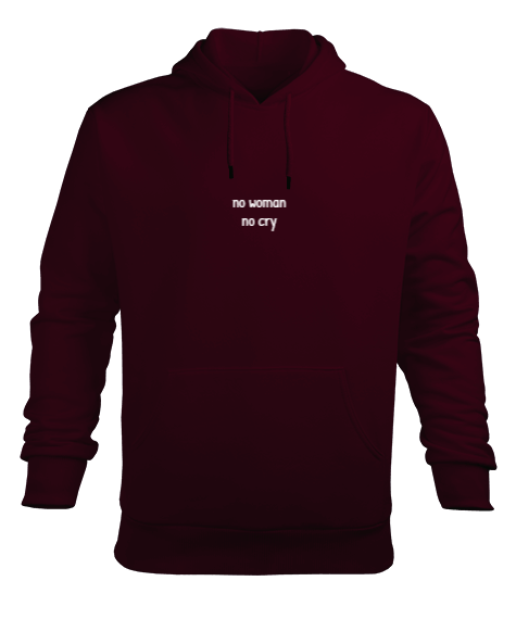 Tisho - No Woman No Cry Erkek Kapüşonlu Hoodie Sweatshirt