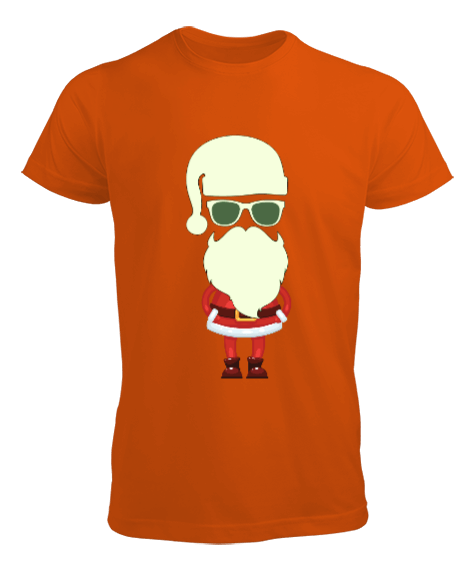 Noel Baba Baskılı Tişört Erkek Tişört