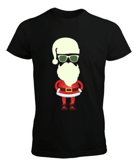 Tisho - Noel Baba Baskılı Tişört Erkek Tişört