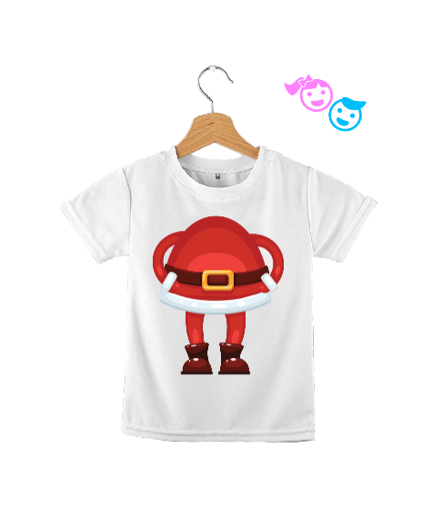 Tisho - Noel Baba Çocuk T-Shirt Çocuk Unisex