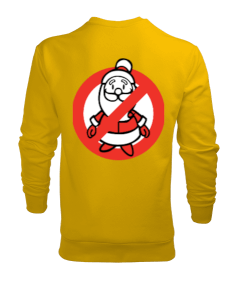 Noelden nefret ediyorum logosu baskılı erkek Erkek Sweatshirt - Thumbnail