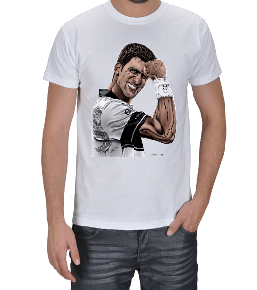 Tisho - Novak Djokovic Erkek Tişört