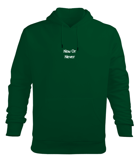 Tisho - Now Or Never Erkek Kapüşonlu Hoodie Sweatshirt