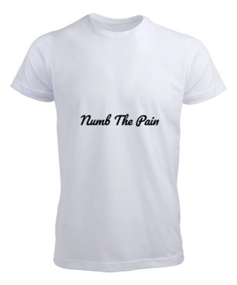 Tisho - Numb The Pain Beyaz Erkek Tişört