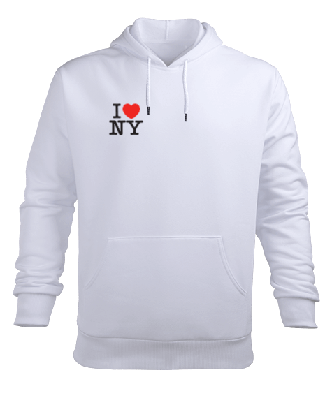 Tisho - NY CITY Erkek Kapüşonlu Hoodie Sweatshirt