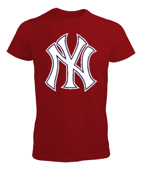 Tisho - NY Yankess Kırmızı Erkek Tişört