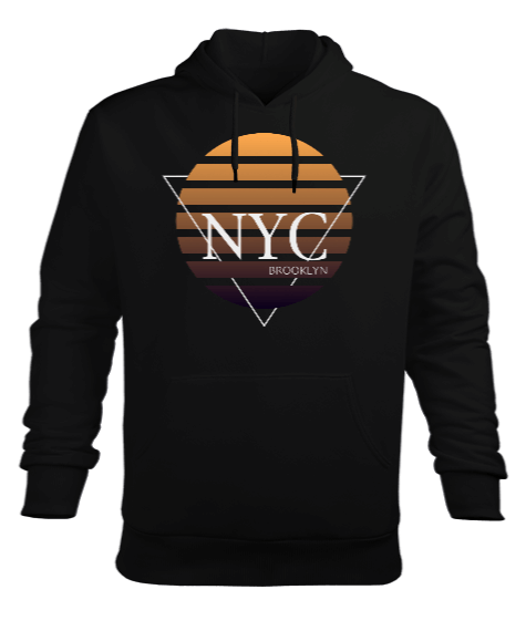 Tisho - NYC brooklyn Erkek Kapüşonlu Hoodie Sweatshirt