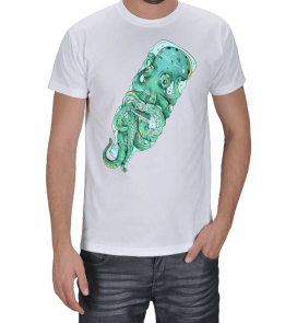 Tisho - Octopus in Bottle Erkek Tişört