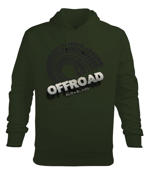 Tisho - Off-Road Erkek Kapüşonlu Hoodie Sweatshirt