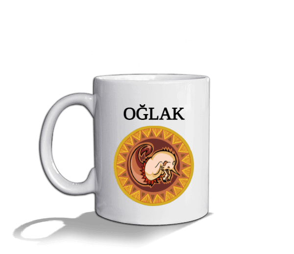 Tisho - Oğlak Beyaz Kupa Bardak