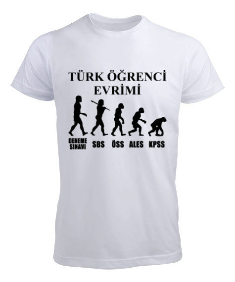 Tisho - Öğrenci evrimi Erkek Tişört