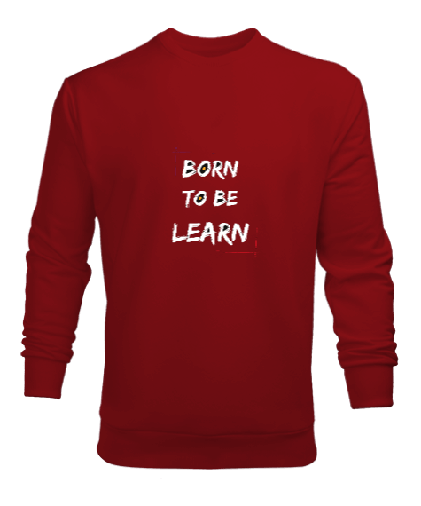 Tisho - Öğrenmek için doğdum Erkek Sweatshirt