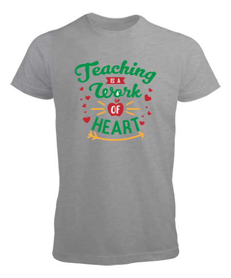 Tisho - Öğretmek yürek işidir en iyi öğretmen Erkek Tişört
