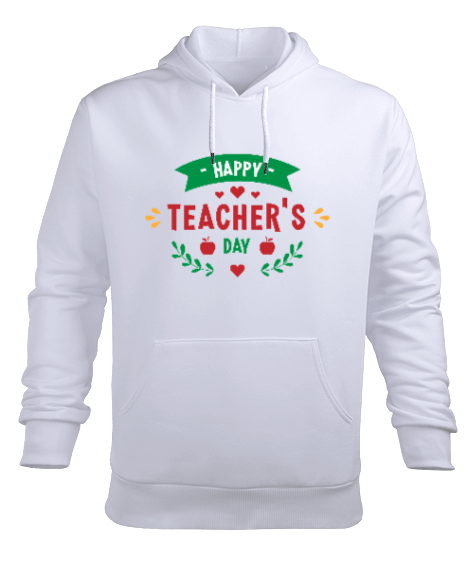 Tisho - Öğretmenler gününüz kutlu olsun Erkek Kapüşonlu Hoodie Sweatshirt
