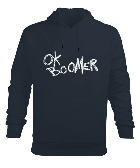 Tisho - OK Boomer Erkek Kapüşonlu Hoodie Sweatshirt