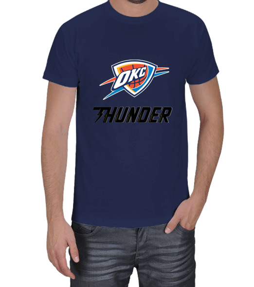 Tisho - OKC Thunder Erkek Tişört