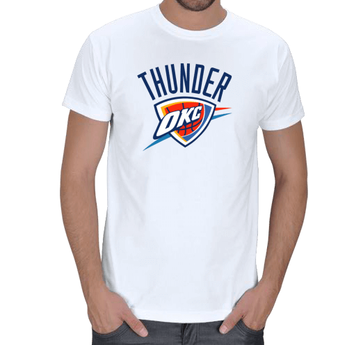 Tisho - Oklahoma City Thunder Erkek Tişört