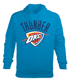 Tisho - Oklahoma City Thunder kapüşonlu sweatshirt hoodie Erkek Kapüşonlu Hoodie Sweatshirt