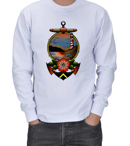 Tisho - Oldschool Çapa ERKEK SWEATSHIRT