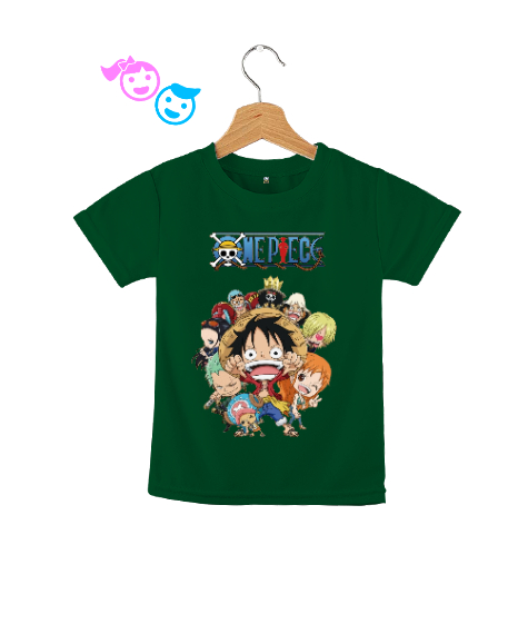 Tisho - One Piece Çocuklar Çimen Yeşili Çocuk Unisex