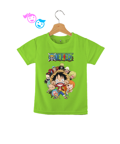 Tisho - One Piece Çocuklar Fıstık Yeşili Çocuk Unisex