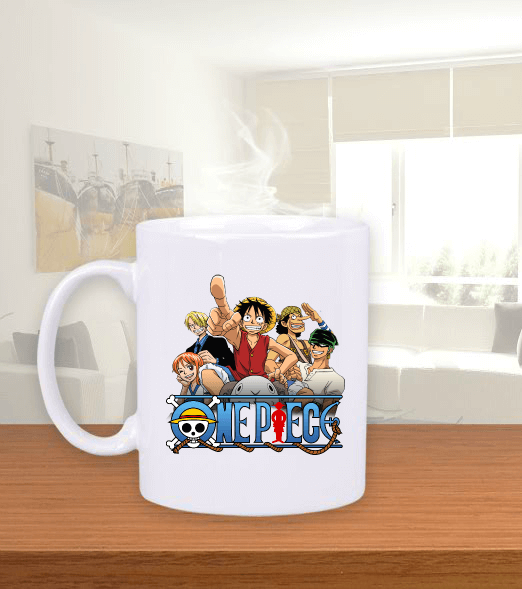 Tisho - One Piece Kupa Bardak Beyaz Kupa Bardak