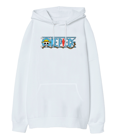 Tisho - One piece Oversize Unisex Kapüşonlu Sweatshirt