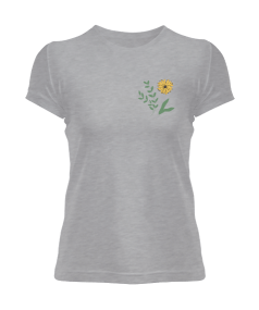 Tisho - Önlü arkalı çiçek desenli Kadın Tişört