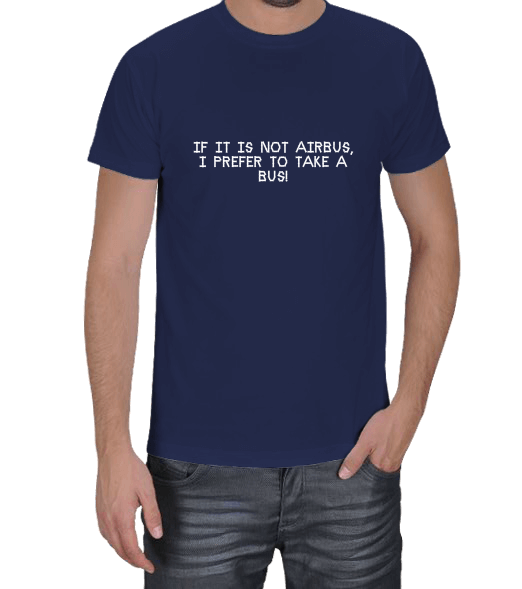 Tisho - ONLY AIRBUS Uçak Tshirt Erkek Tişört