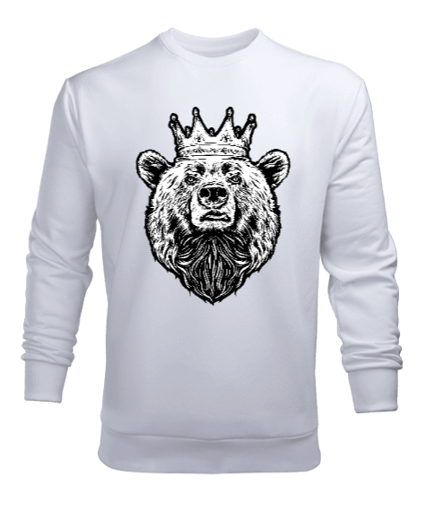 Tisho - Ormanın kralı ayı Erkek Sweatshirt