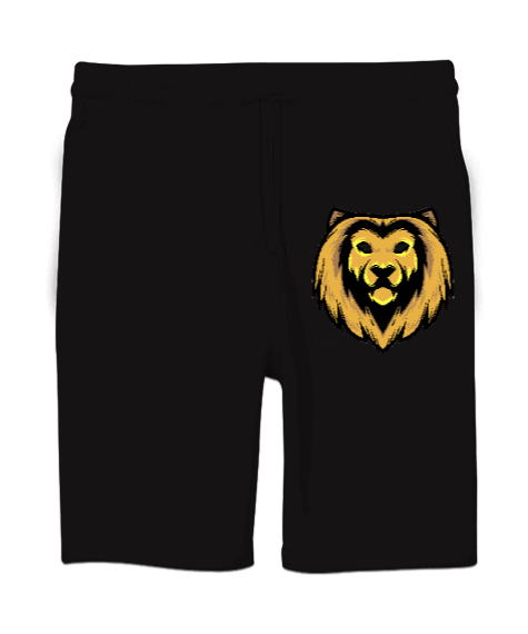 Tisho - Ormanın kralı sporcu yeleli aslan Unisex Sweatshirt Şort Regular Fit