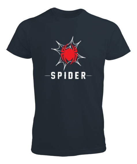 Tisho - Örümcek - Spider Füme Erkek Tişört