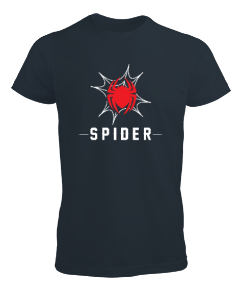 Tisho - Örümcek - Spider Füme Erkek Tişört