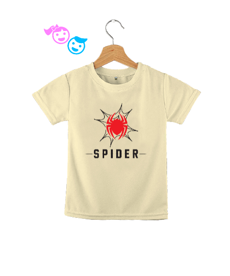 Tisho - Örümcek - Spider Krem Çocuk Unisex