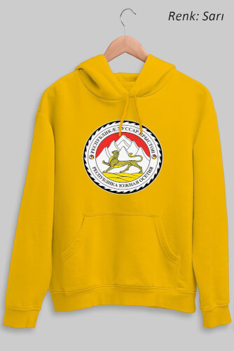 Osetya Logo Unisex Kapüşonlu Sweatshirt - Thumbnail