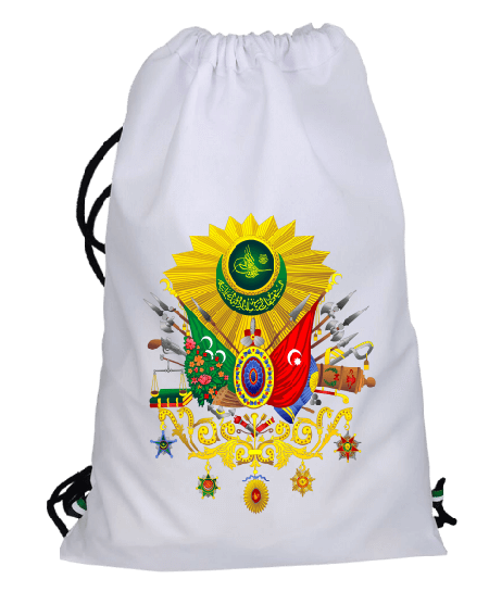 Tisho - Osmanlı Arması Büzgülü spor çanta