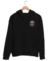 osmanlı Siyah Unisex Kapşonlu Sweatshirt - Tisho