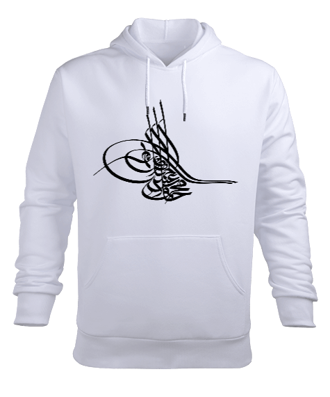 Tisho - Osmanlı Tuğra Tura IYI tasarımlı Erkek Kapüşonlu Hoodie Sweatshirt