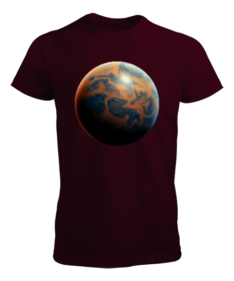 Tisho - Öte Gezegen - Planet Bordo Erkek Tişört
