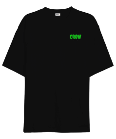 Tisho - Oversize Crow Gang Baskılı T-shirt Oversize Unisex Tişört