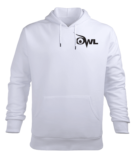 Tisho - Owl Erkek Kapüşonlu Hoodie Sweatshirt