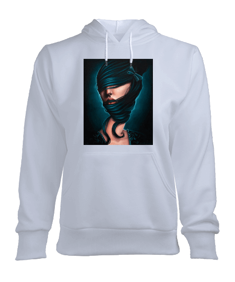 Tisho - özel çizim kadın swıth Kadın Kapşonlu Hoodie Sweatshirt