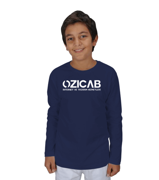 Tisho - Ozicab Logolu Çocuk Unisex Uzunkollu