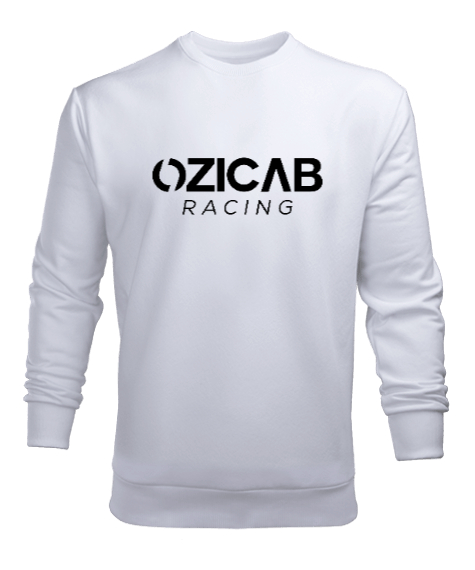 Tisho - Ozicab Racing Beyaz Erkek Sweatshirt