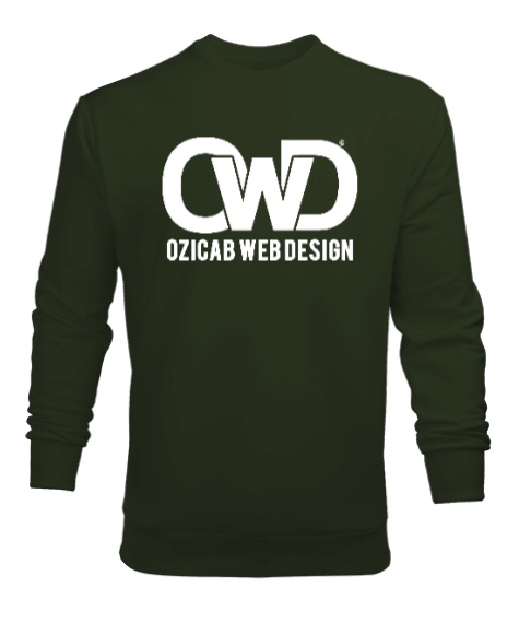 Tisho - Ozicab Web Design Logolu Erkek Sweatshirt