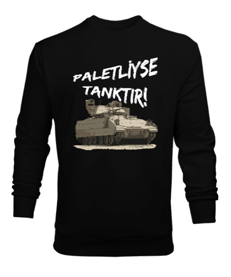 Tisho - Paletliyse Tanktır Erkek Sweatshirt